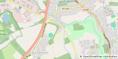 Map of Houghton LE Spring, Durham