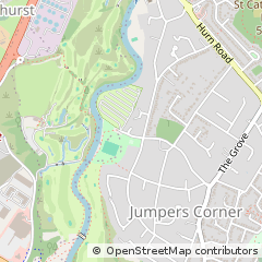 Map of Christchurch, Dorset