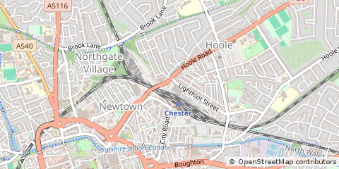 Map of Chester