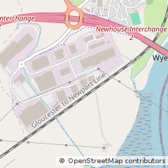 Map of Chepstow, Monmouthshire