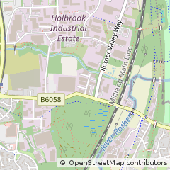 Map of Sheffield, South Yorkshire