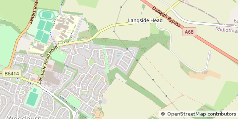 Map of Dalkeith