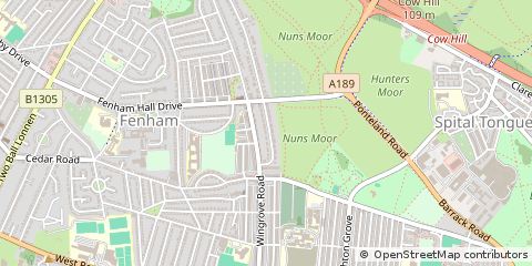 Map of Newcastle Upon Tyne