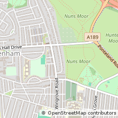 Map of Newcastle Upon Tyne