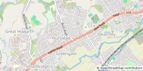 Map of Rochdale
