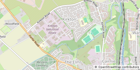 Map of Arbroath, Angus