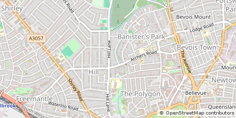 Map of Southampton