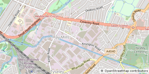 Map of Birmingham