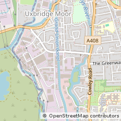 Map of Uxbridge,