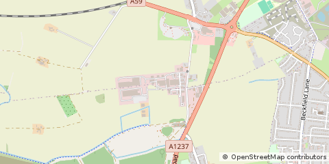 Map of York, North Yorkshire