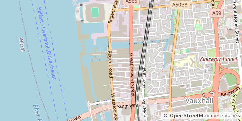 Map of Liverpool, Warwickshire