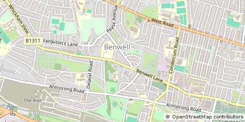 Map of Newcastle Upon Tyne