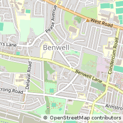 Map of Newcastle Upon Tyne