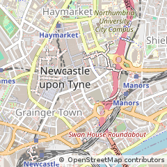 Map of Newcastle Upon Tyne
