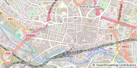 Map of Leeds