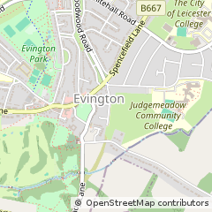 Map of Leicester