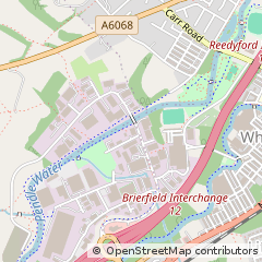 Map of Nelson, Lancashire