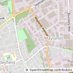 Map of Hemel Hempstead