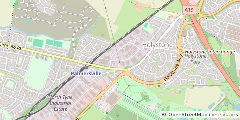 Map of Newcastle Upon Tyne