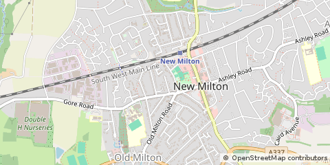 Map of NEW Milton, Hampshire