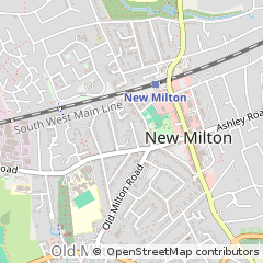 Map of NEW Milton, Hampshire