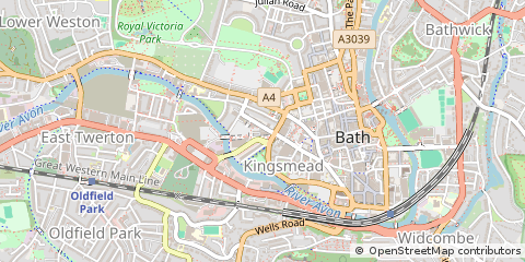 Map of Bath