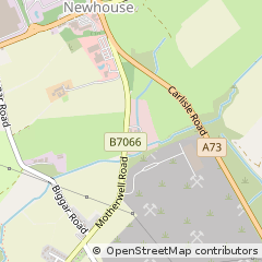 Map of Newhouse, Lanarkshire
