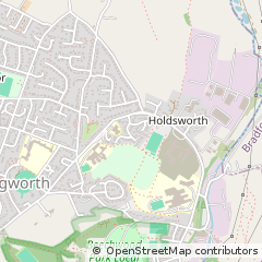 Map of Halifax, West Yorkshire