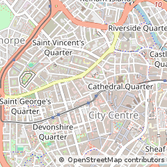 Map of Sheffield