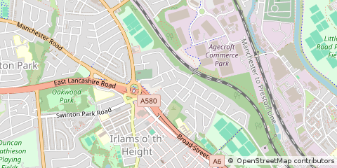 Map of Salford
