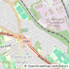 Map of Salford
