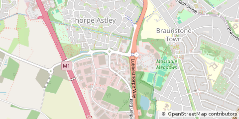 Map of Leicester