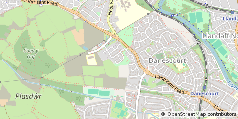 Map of Cardiff