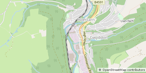 Map of Gwent