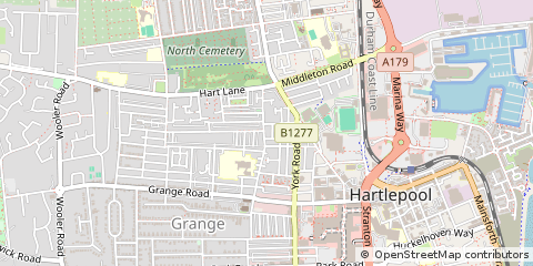 Map of Hartlepool