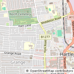 Map of Hartlepool