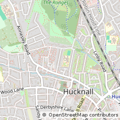 Map of Nottingham, Nottinghamshire
