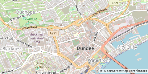 Map of Dundee