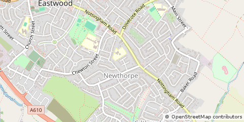 Map of Nottingham