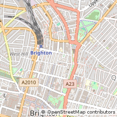 Map of Brighton, East Sussex
