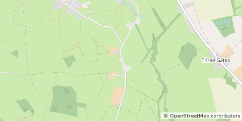 Map of Sherborne, Dorset