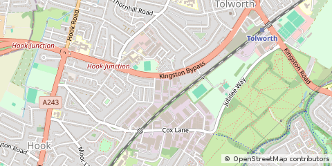 Map of Surbiton