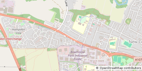 Map of Norwich, Norfolk