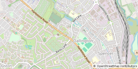 Map of Northampton
