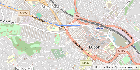 Map of Luton