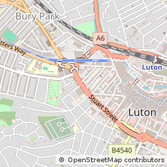 Map of Luton