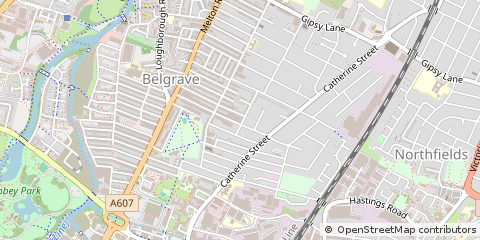 Map of Leicester