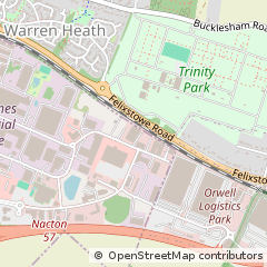 Map of Ipswich, Suffolk