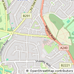 Map of Epsom