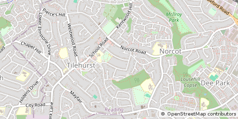 Map of Reading, Berkshire